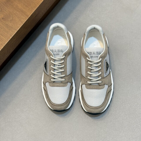 PRADA Montecarlo Re-Edition 皮革运动鞋