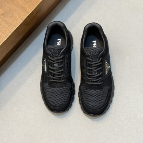 PRADA Montecarlo Re-Edition 皮革运动鞋