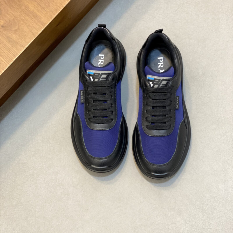PRADA 男士新款皮革运动鞋