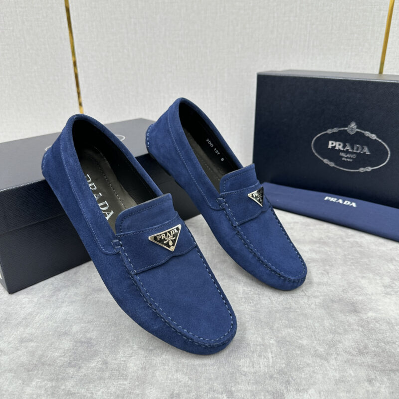 PRADA Saffiano 皮革乐福鞋
