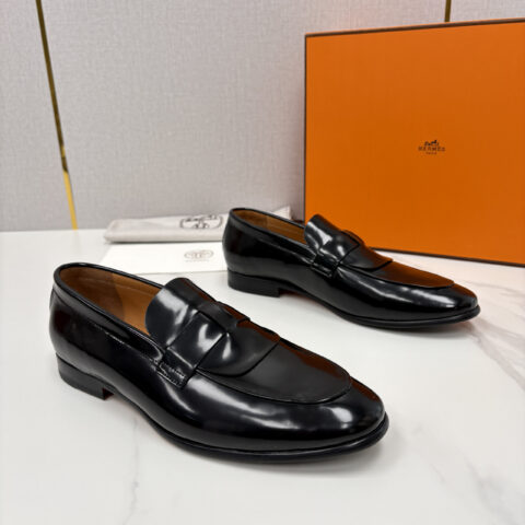 HERMES 新品男士乐福鞋皮鞋