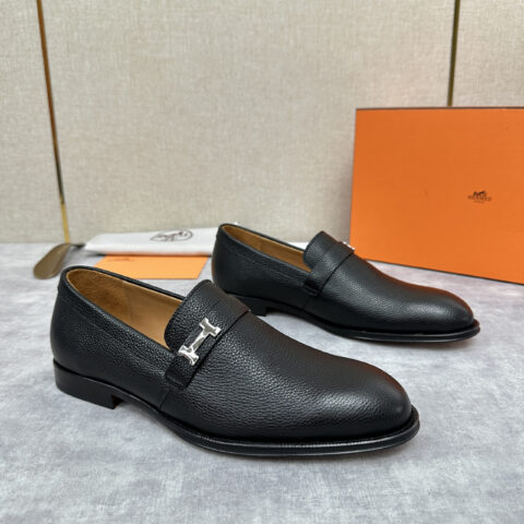 HERMES  julio乐福鞋皮鞋