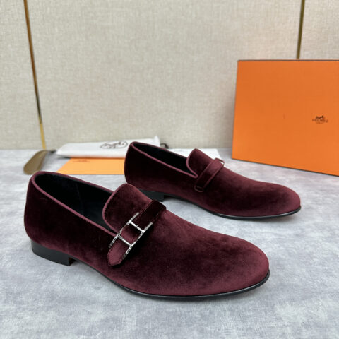HERMES  julio乐福鞋皮鞋