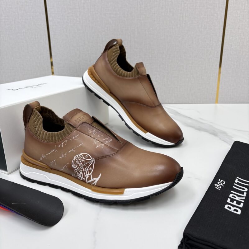 BERLUTI  Fast Track皮革运动鞋