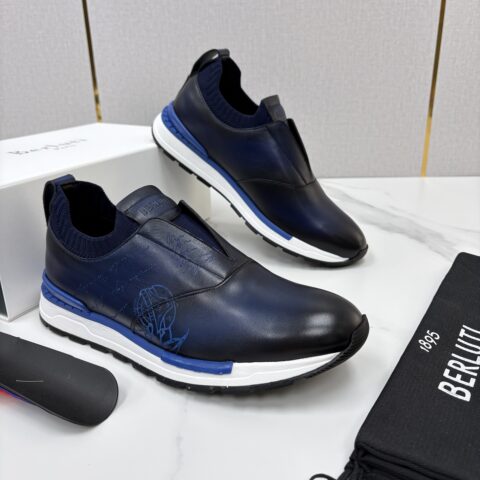 BERLUTI  Fast Track皮革运动鞋