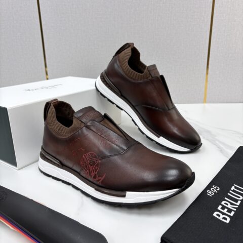 BERLUTI  Fast Track皮革运动鞋
