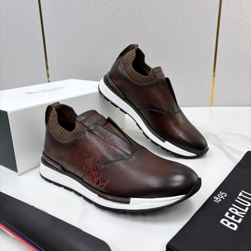 BERLUTI  Fast Track皮革运动鞋