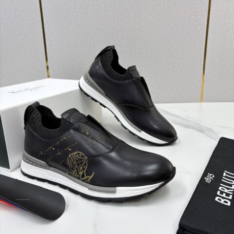 BERLUTI  Fast Track皮革运动鞋