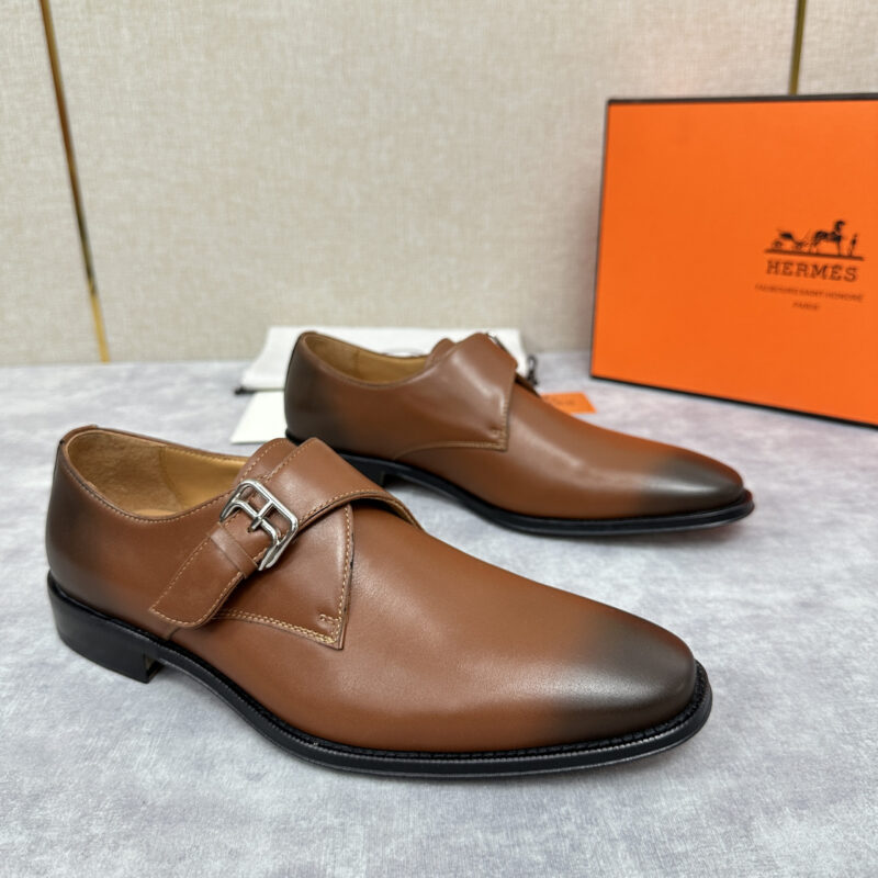 HERMES  男士正装鞋皮鞋