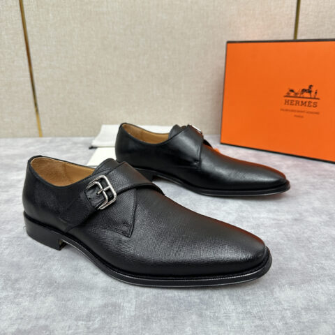 HERMES  男士正装鞋皮鞋