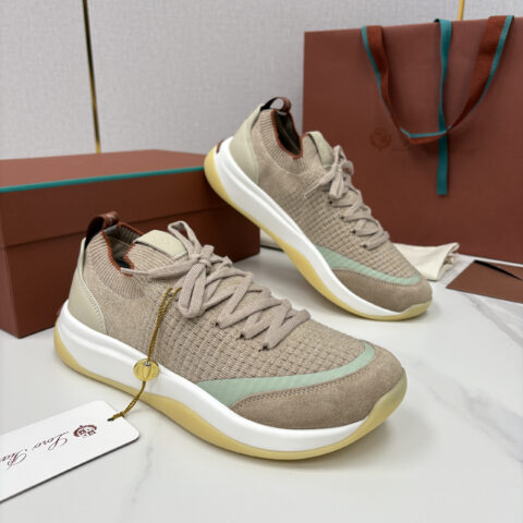 Loro Piana Week End Walk 男士飞织拼接休闲运动鞋