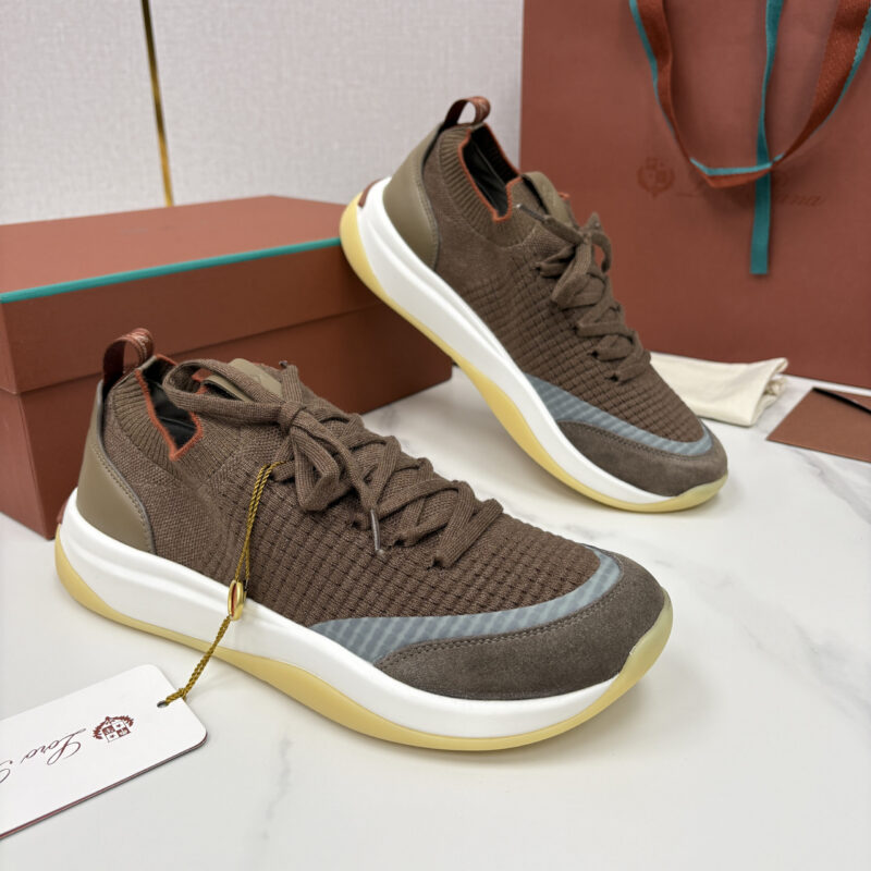 Loro Piana Week End Walk 男士飞织拼接休闲运动鞋