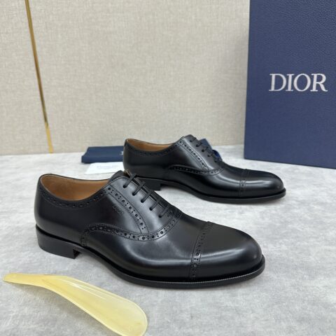 DIOR 最新款德比鞋男士正装皮鞋