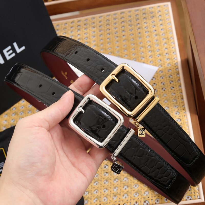 CHANEL Leather Belt 皮质腰带