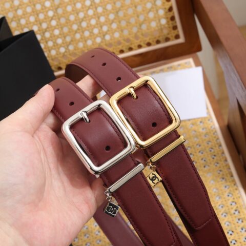 CHANEL Leather Belt 皮质腰带