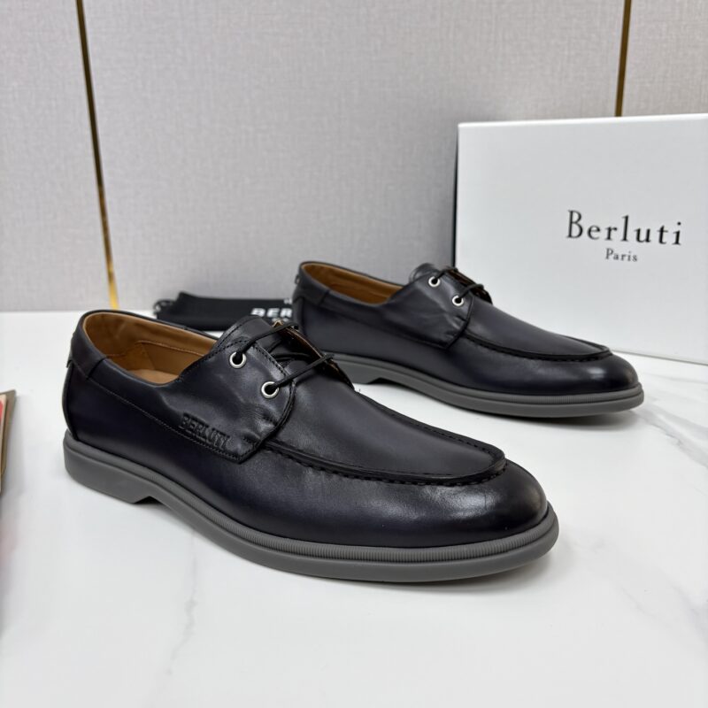 BERLUTI 休闲系带乐福船鞋