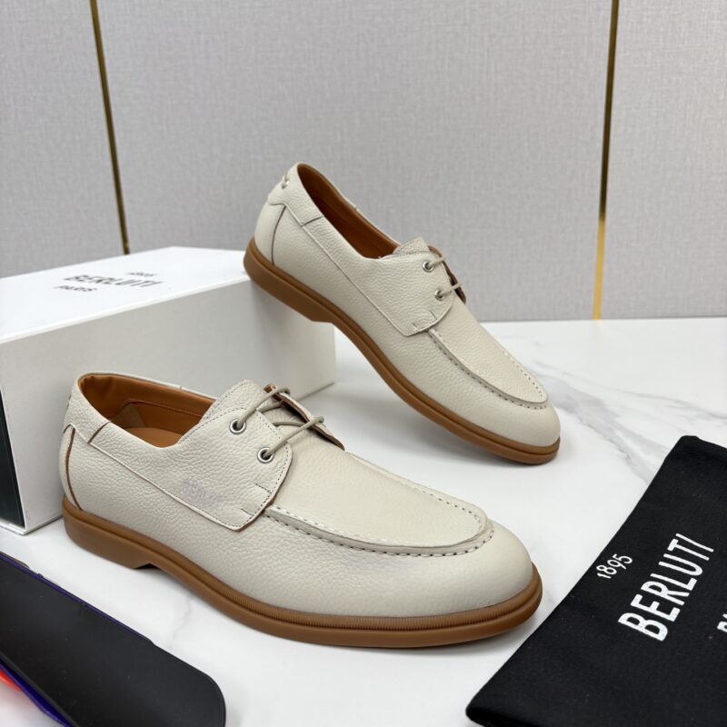 BERLUTI 休闲系带乐福船鞋