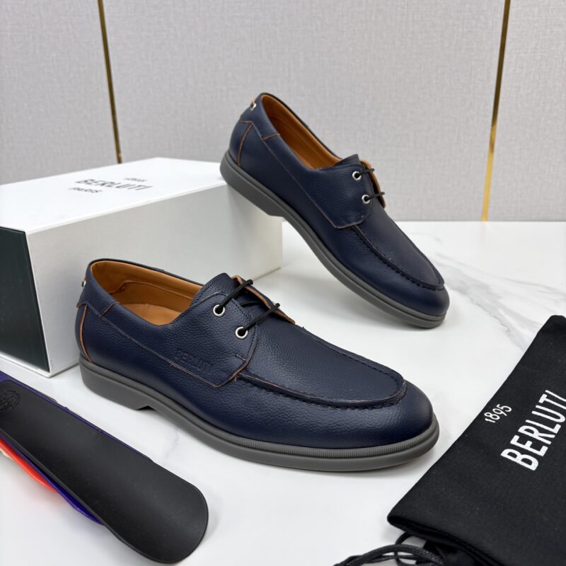 BERLUTI 休闲系带乐福船鞋