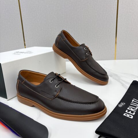 BERLUTI 休闲系带乐福船鞋