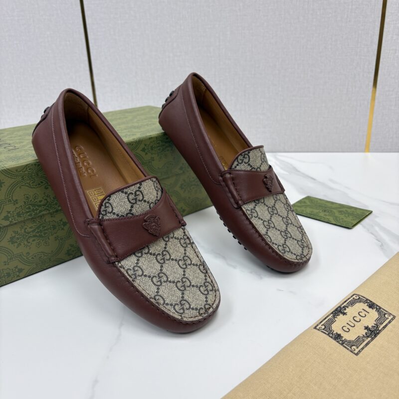 GUCCI 饰马衔扣男士驾车鞋