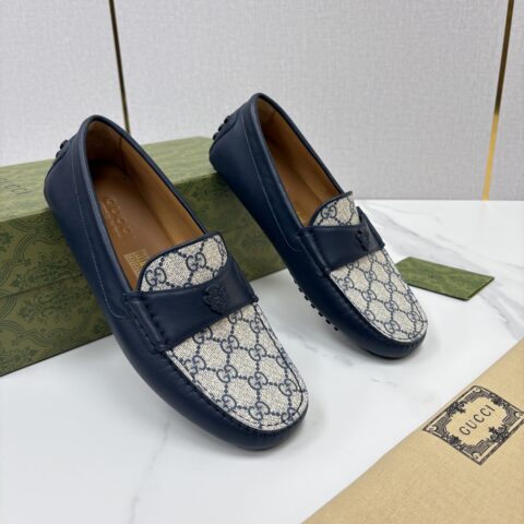 GUCCI 饰马衔扣男士驾车鞋