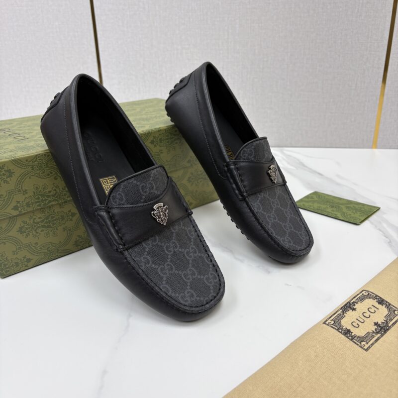 GUCCI 饰马衔扣男士驾车鞋