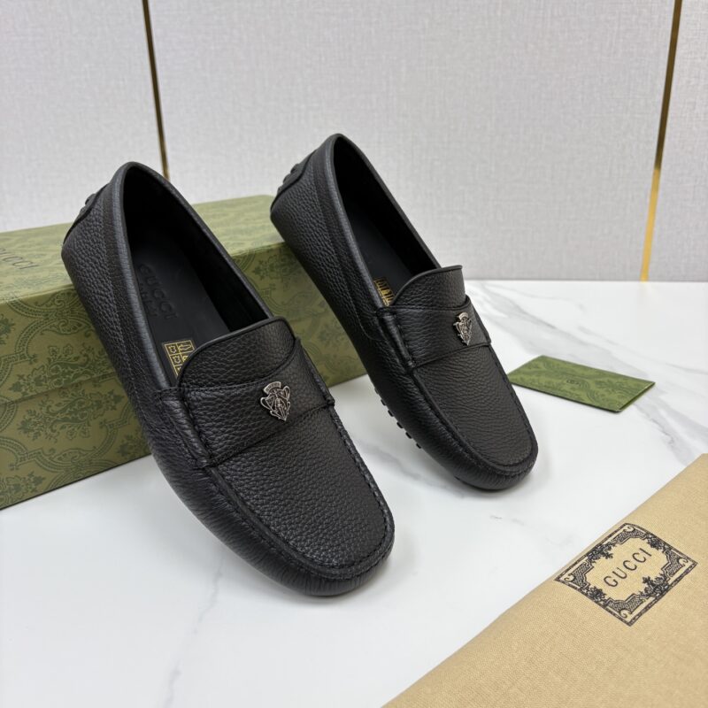 GUCCI 饰马衔扣男士驾车鞋