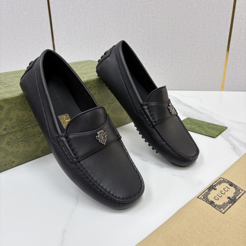 GUCCI 饰马衔扣男士驾车鞋