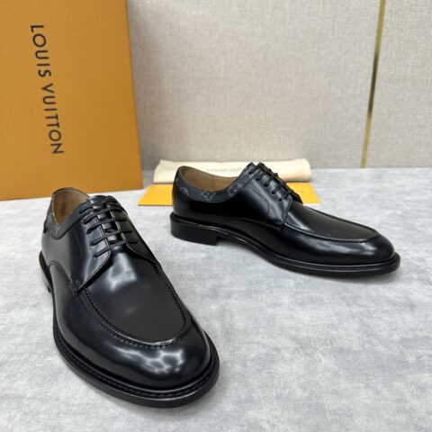 LV 新款男士正装皮鞋