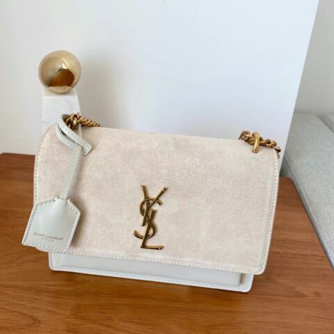YSL 𝑺𝒖𝒏𝒔𝒆𝒕 𝟮𝟮𝒄𝒎 型号：442906 磨砂奶白