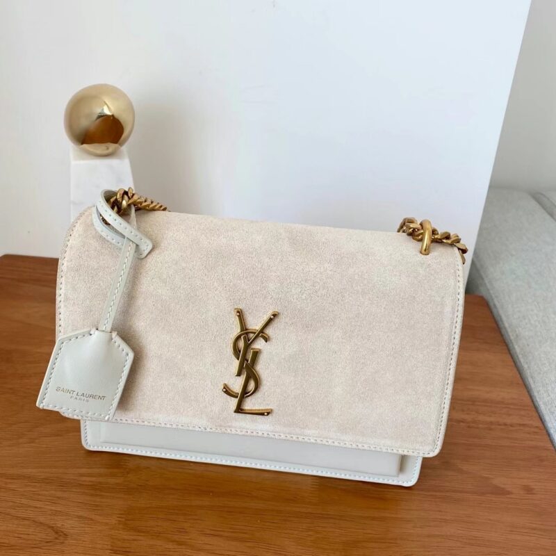 YSL 𝑺𝒖𝒏𝒔𝒆𝒕 𝟮𝟮𝒄𝒎 型号:442906 磨砂奶白