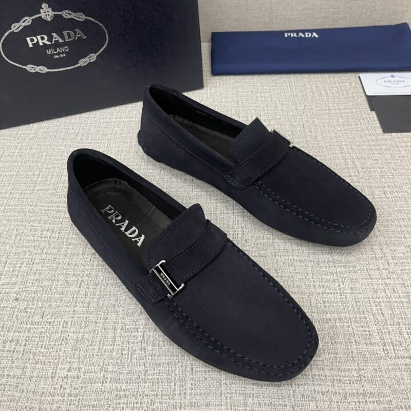 PRADA Saffiano 皮革乐福鞋