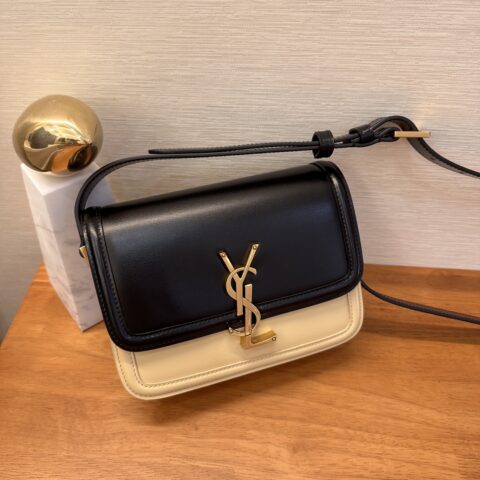 YSL 𝑺𝑶𝑳𝑭𝑬𝑹𝑰𝑵𝑶 型号：634306黑配杏𝟭𝟴𝒄𝒎