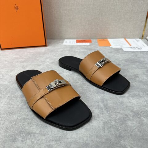HERMES 最新Giulia男款凉鞋
