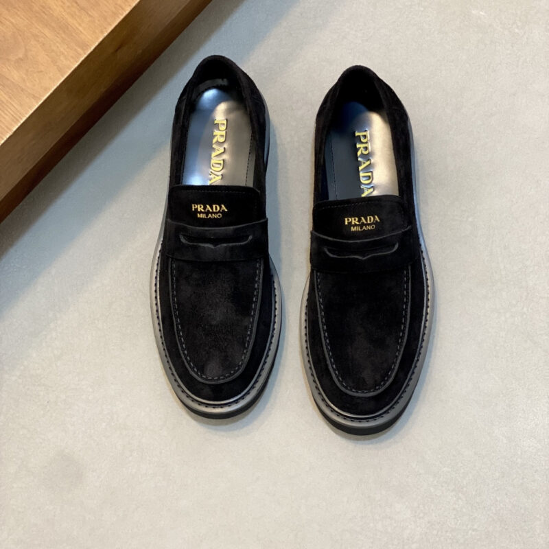 PRADA 新款男士休闲皮鞋