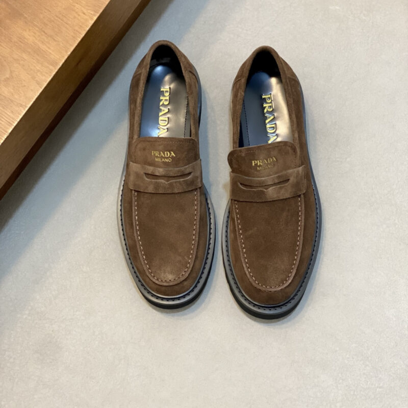 PRADA 新款男士休闲皮鞋
