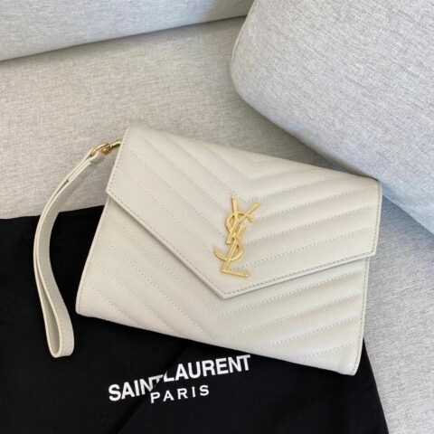 YSL 𝑴𝑶𝑵𝑶𝑮𝑹𝑨𝑴_鱼子酱手包 型号：617662
