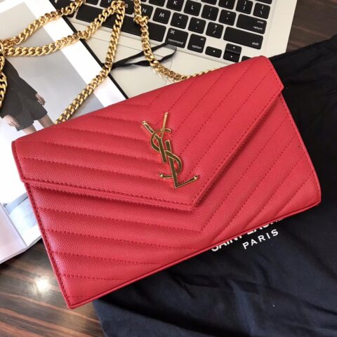 YSL 鱼子酱woc 22cm600415大红