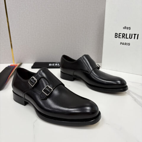 BERLUTI 新款男士手工擦色正装皮鞋