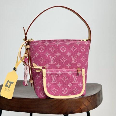 【特级原厂】  All in BB 牛仔布手袋👜  型号: M27626 动态芯片版