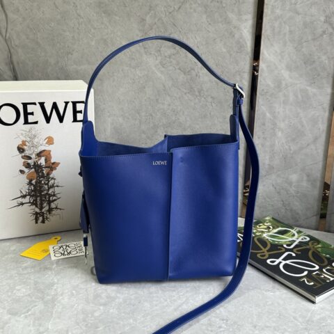 LOEWE Bilbao梯形水桶手袋 0706蓝色