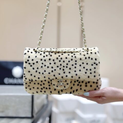CHANEL  jennie 限量版豹纹CF👜AS6513