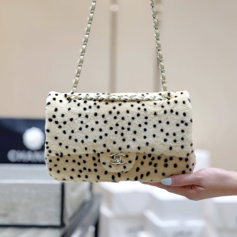 CHANEL  jennie 限量版豹纹CF👜AS6513