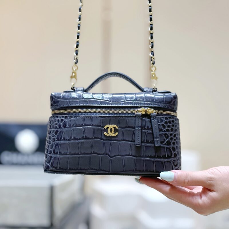 CHANEL 26A 鳄鱼纹LP饭盒包👜AP5346