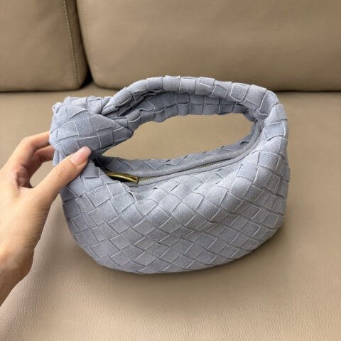 BV MINI JODIE手提包 型号：651876 麂皮晶石蓝