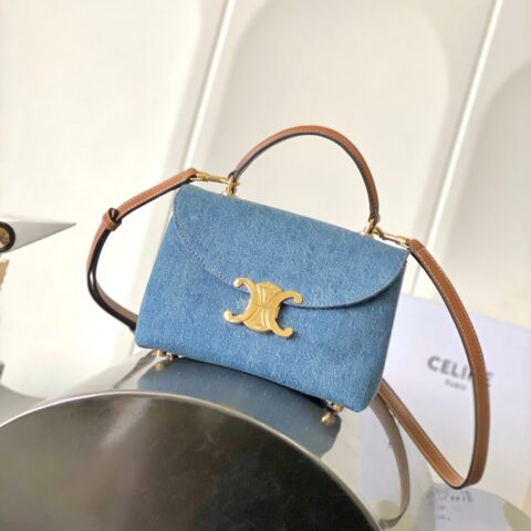 CELINE TEEN NINO牛仔布手袋 款号：118113