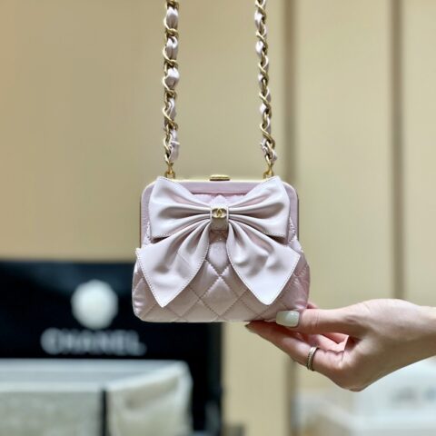 CHANEL  24A 蝴蝶结夹子包 AP4028