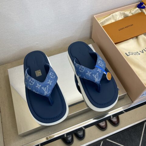 LV 男士拖鞋