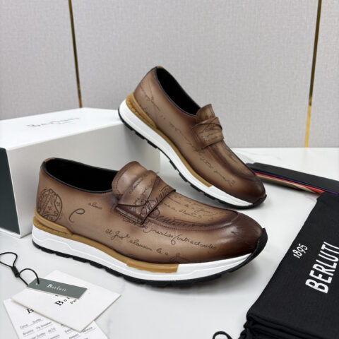 BERLUTI  Fast Track皮革ANDY 乐福运动鞋