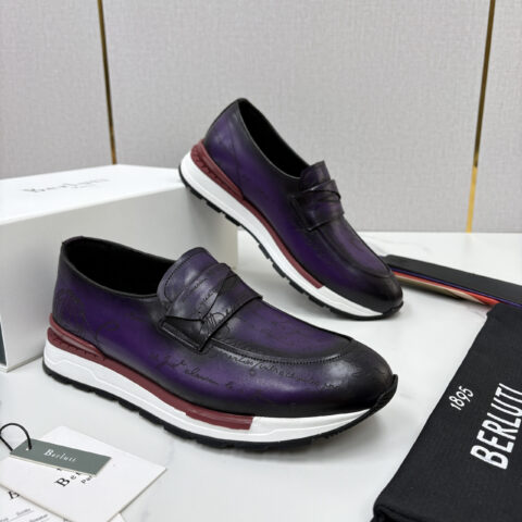 BERLUTI  Fast Track皮革ANDY 乐福运动鞋